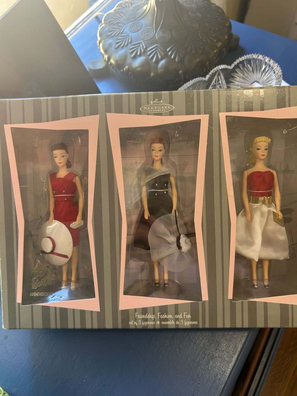 Hallmark Keepsake Ornament Barbie 45th Anniversary Friendship Fashion And Fun